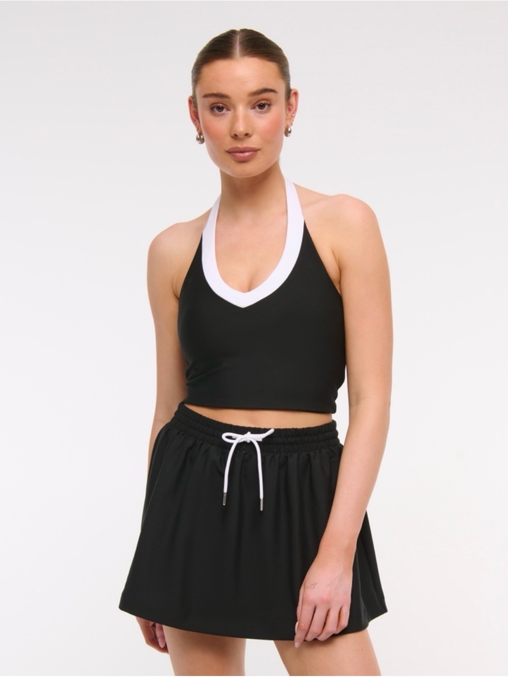 Abercrombie & Fitch YPB sculptLUX Halter Tank -